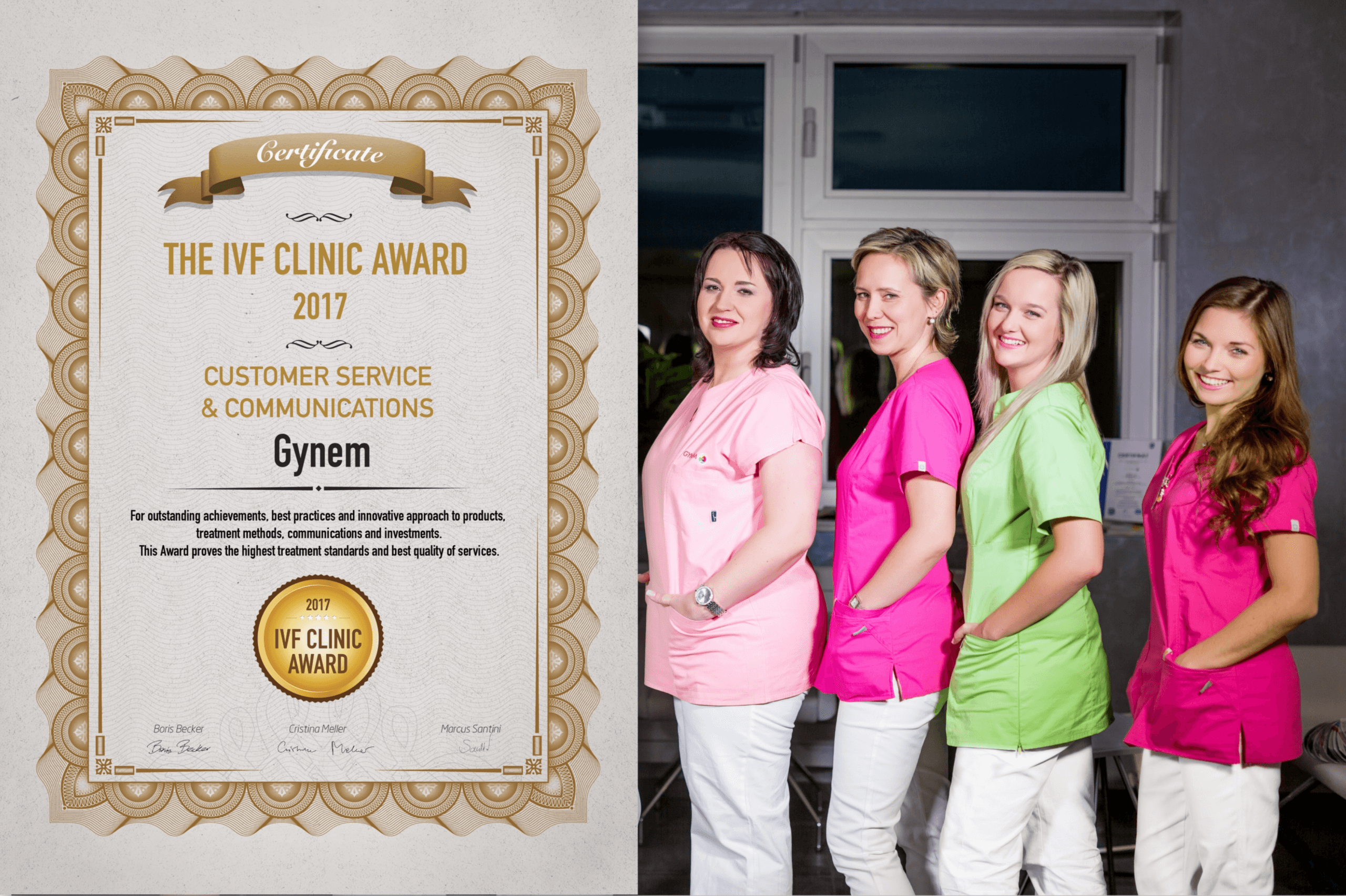IVF-klinik AWARD 2017 – Gynem – Kundeservice og kommunikation